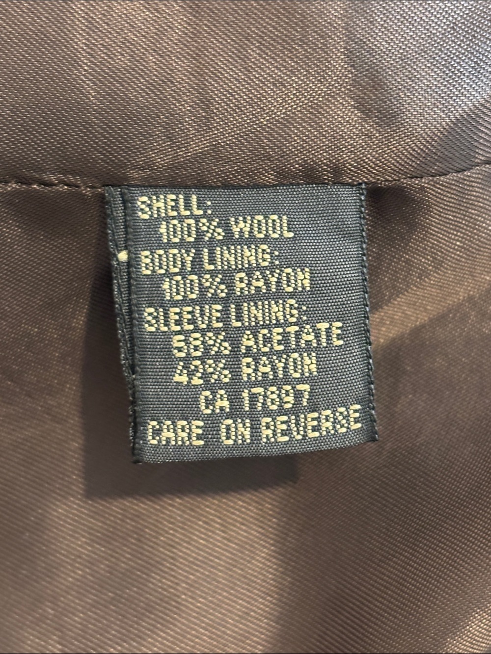 π€ Banana Republic Menβs Tweed Blazer 44R Brown Herringbone Wool Sport Coat π€ - Picture 6 of 16